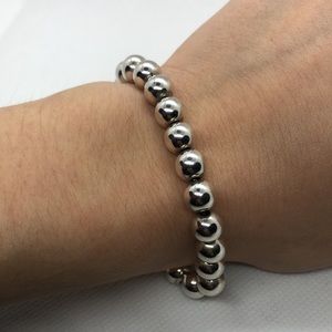 💛 925 Silver 6mm Ball Bracelet